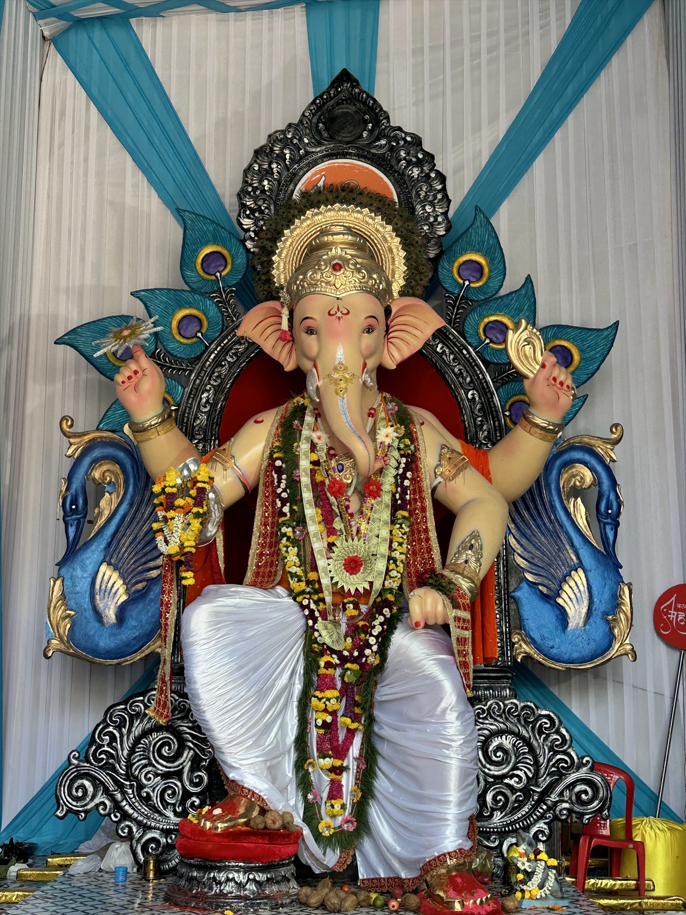 Maharaja in White Attire — 2024